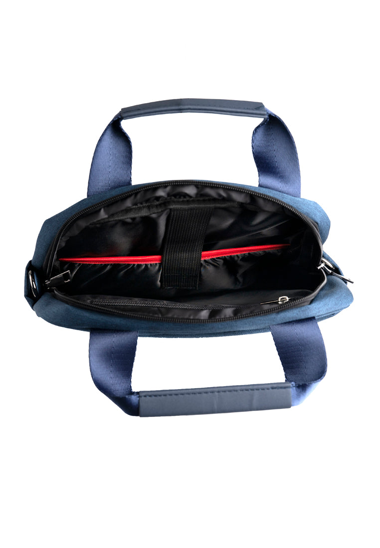 The Louis Laptop Bag 14" in Navy Blue