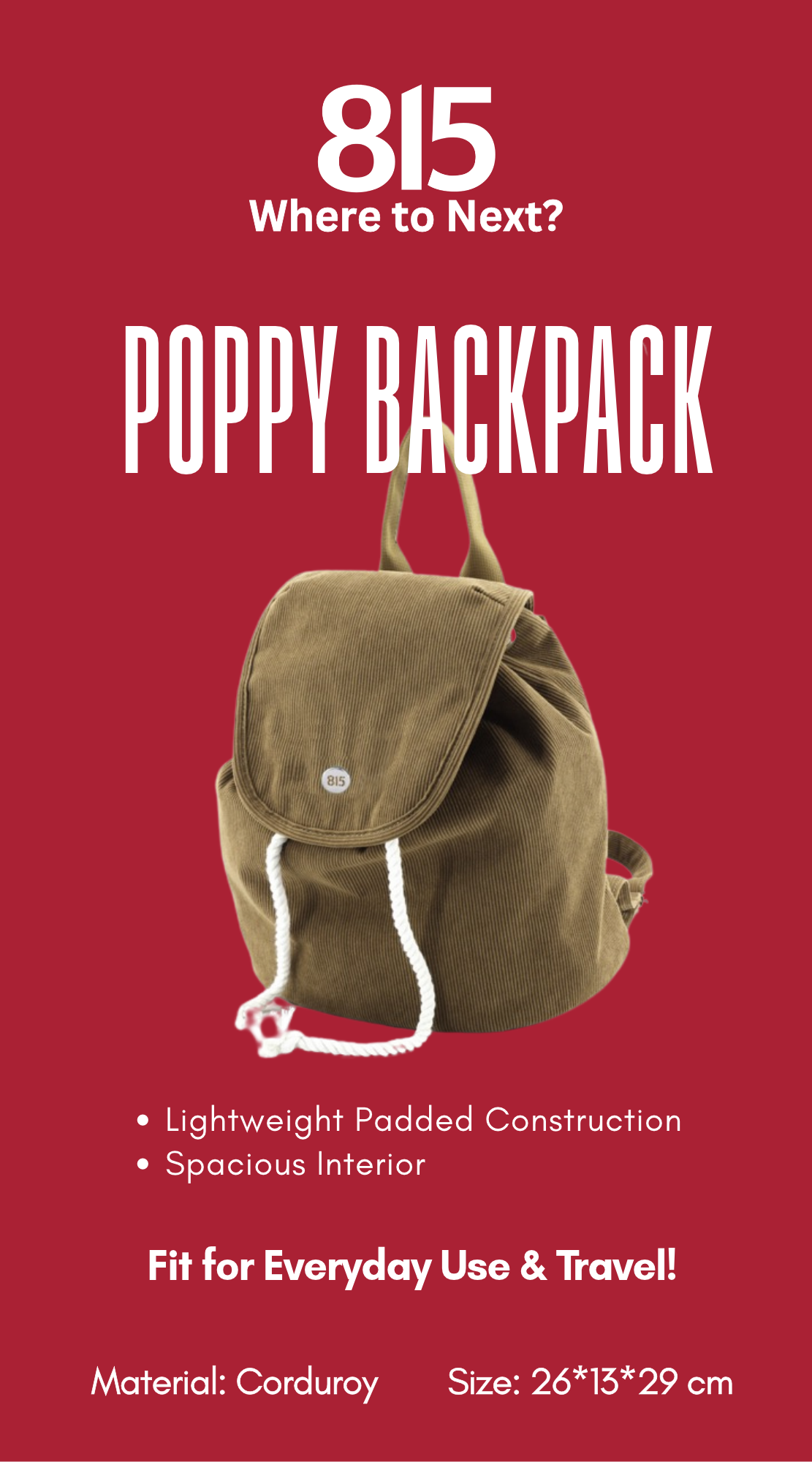 Poppy Backpack