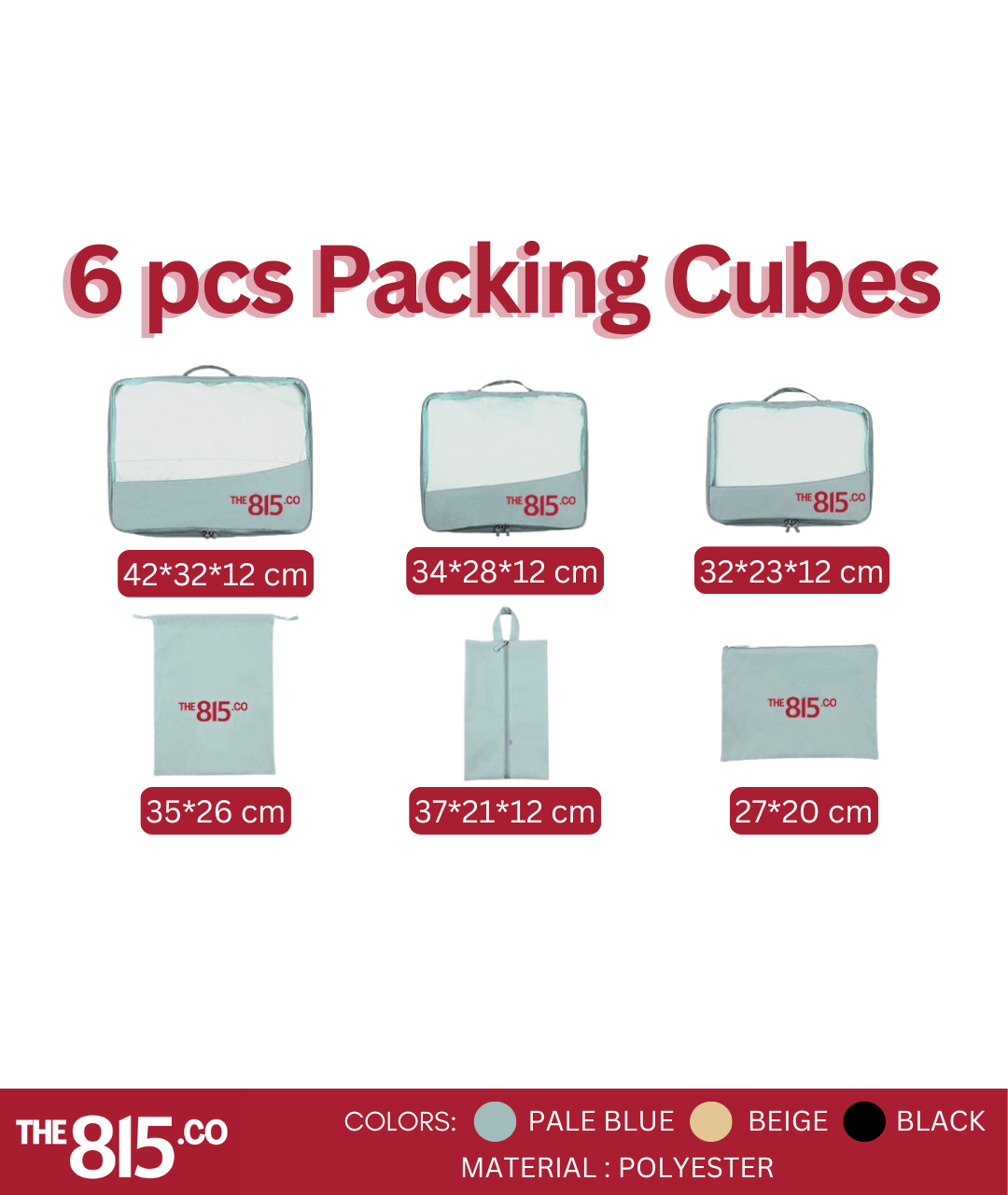 6in1 Packing Cube Set