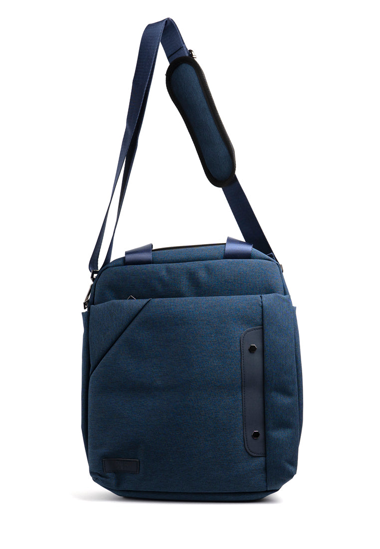 The Louis Laptop Bag 14" in Navy Blue
